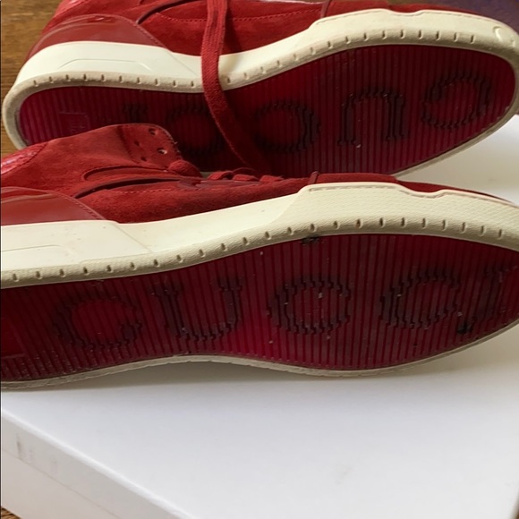 Men’s Red Gucci high tops - Picture 4 of 5